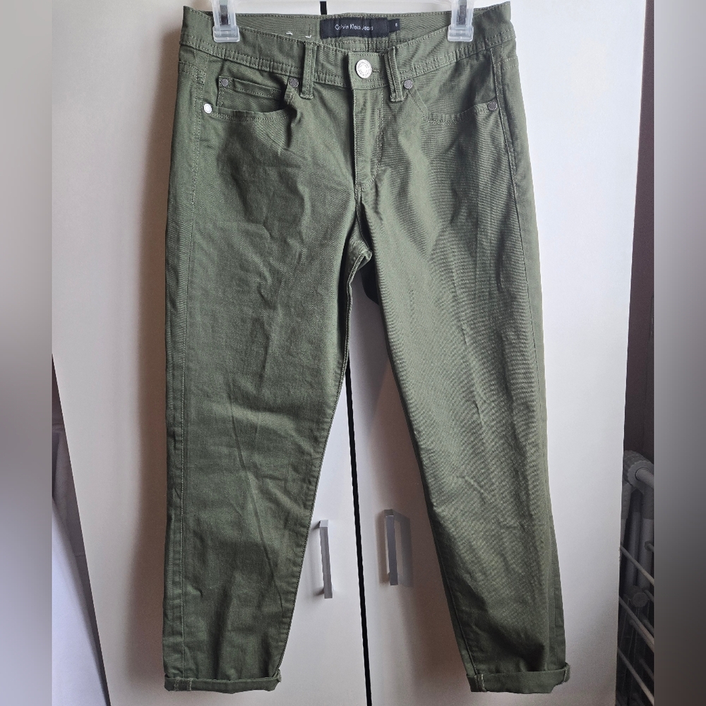 Calvin Klein Olive Green Pants